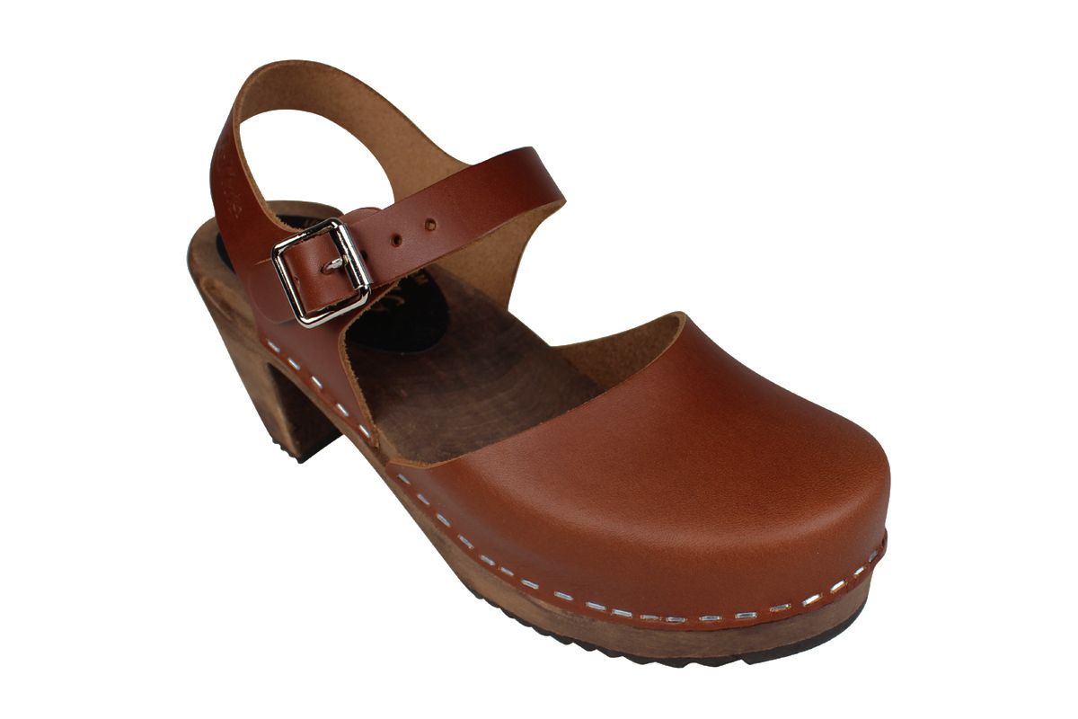 Highwood Mary Janes Clogs Cinnamon Brown base | Lotta from Stockholm
