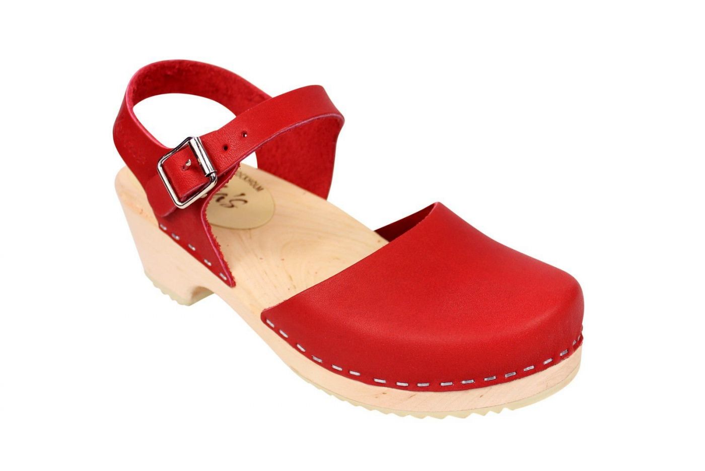 Low Wood Clogs Mary Janes Red | Lotta from Stockholm