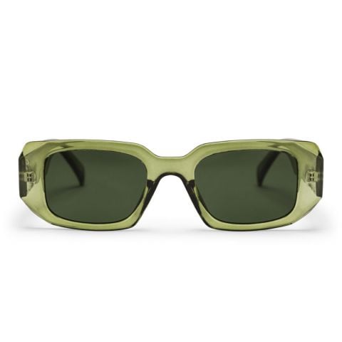 CHPO Reed sunglasses in Forest Green made from 100% recycled plastic. Available at Lotta from Stockholm