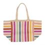 Jute beni tote bag in Dahlia by The Braided Rug. Lotta from Stockholm