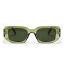 CHPO Reed sunglasses in Forest Green made from 100% recycled plastic. Available at Lotta from Stockholm