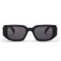 CHPO Reed sunglasses in Black made from 100% recycled plastic. Available at Lotta from Stockholm