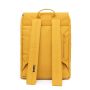 Lefrik Scout Rucksack Backpack in mustard colour back view showing straps and zipped pocket