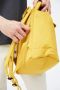 Lefrik Scout Rucksack Backpack in mustard colour opening back zipped pocket