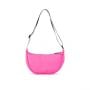 Roka Farringdon Crossbody bag in Hot Pink back. Available at Lotta from Stockholm