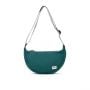 Roka Farringdon Crossbody vegan bag in Teal front. Available at Lotta from Stockholm