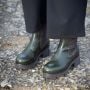 Ten Points Cecilia Chelsea Boot in Dark Green