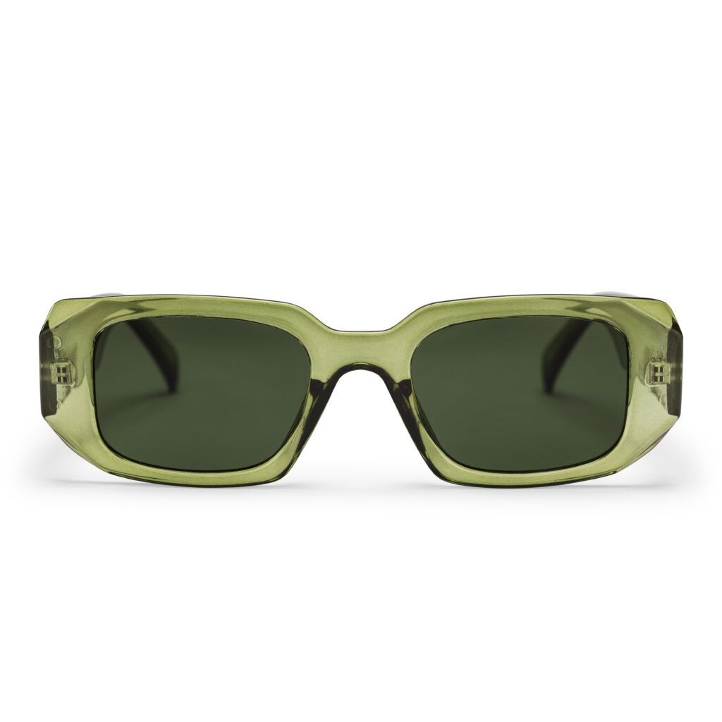 CHPO Reed sunglasses in Forest Green made from 100% recycled plastic. Available at Lotta from Stockholm