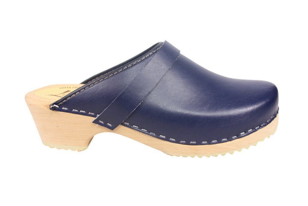 Classic Clog in Blue Leather