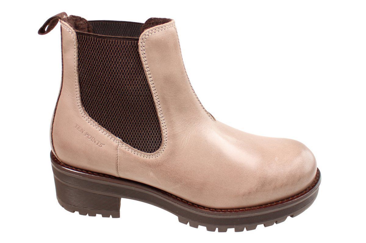 Ten Points Clarisse Taupe Chelsea Boot Elasticated Seconds