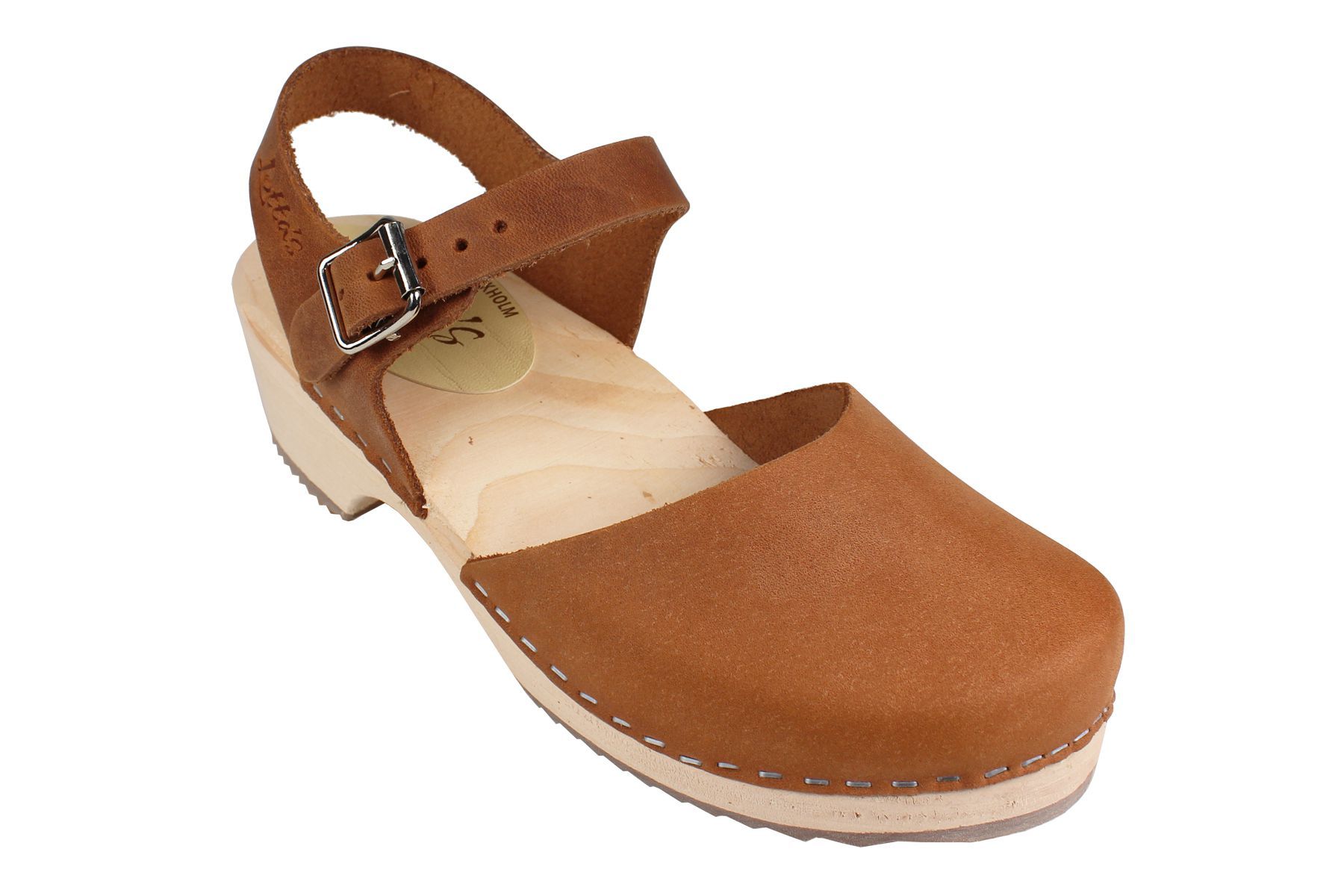 wood heel clogs