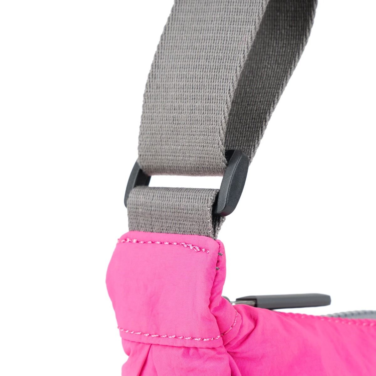 Roka Farringdon Crossbody bag in Hot Pink hardware. Available at Lotta from Stockholm